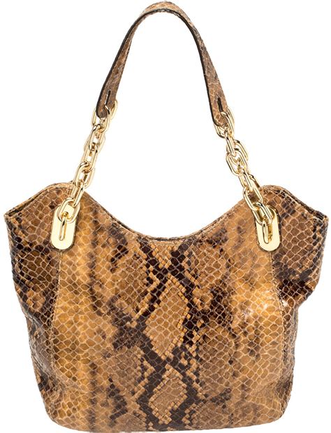 michael kors sac 2012|Michael Kors snakeskin bag.